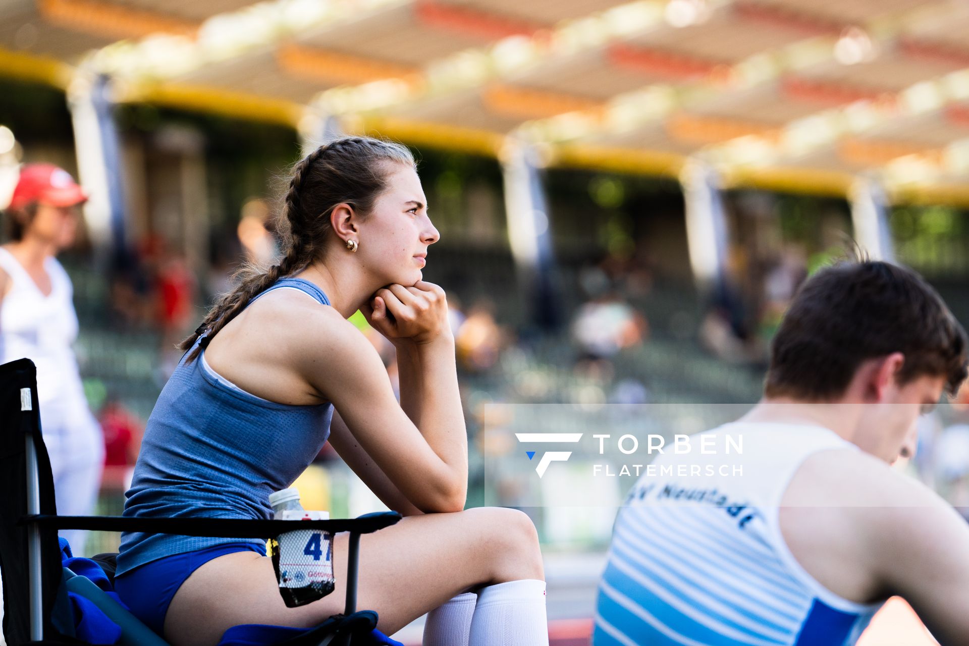 Mayleen Bartz (VfL Stade) am 02.07.2022 waehrend den NLV+BLV Leichtathletik-Landesmeisterschaften im Jahnstadion in Goettingen (Tag 1)